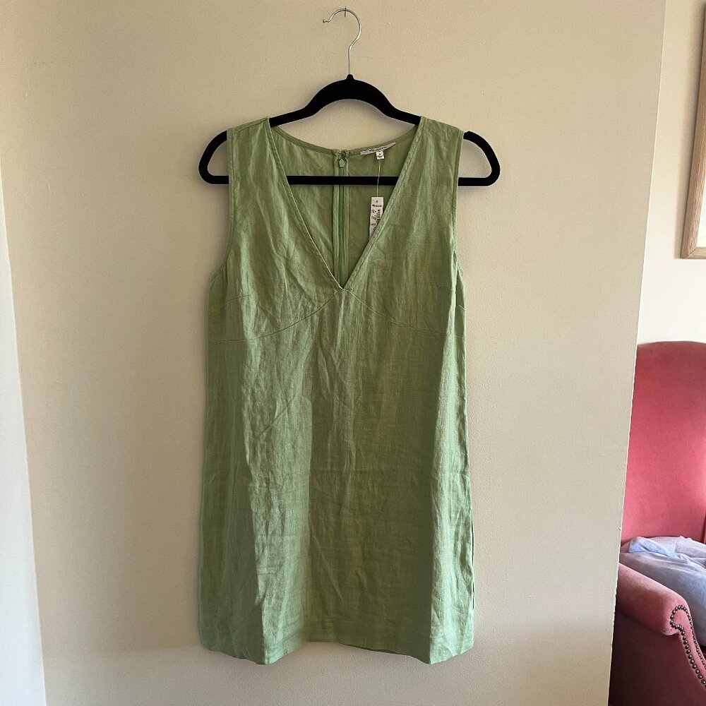 NWT Madewell Ariana Mini Dress in 100 Linen, size M